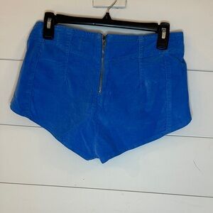 We The Free High Waist Blue Corduroy Shorts size S NWOT